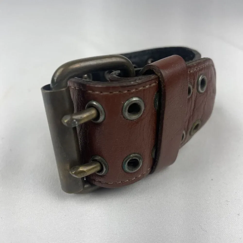 Texas Instruments Model 401 Men's LED Watch Leather Belt Strap ~ Parts / Repair